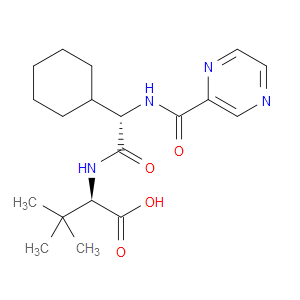 (2S)-2-CYCLOHEXYL-N-(2-PYRAZINYLCARBONYL)GLYCYL-3-METHYL-D-VALINE