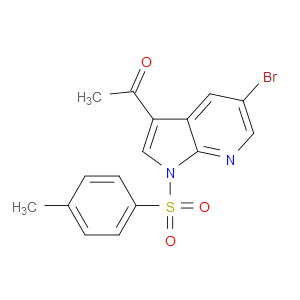 1-(5-BROMO-1-TOSYL-1H-PYRROLO[2,3-B]PYRIDIN-3-YL)ETHANONE