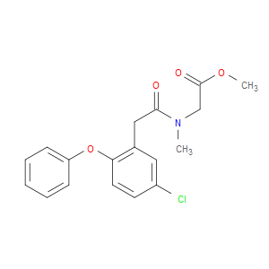 METHYL 2-(2-(5-CHLORO-2-PHENOXYPHENYL)-N-METHYLACETAMIDO)ACETATE