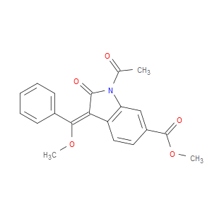 (E)-METHYL 1-ACETYL-3-(METHOXY(PHENYL)METHYLENE)-2-OXOINDOLINE-6-CARBOXYLATE - Click Image to Close