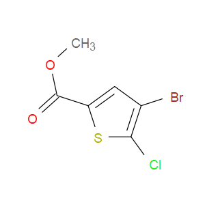 METHYL 4-BROMO-5-CHLOROTHIOPHENE-2-CARBOXYLATE