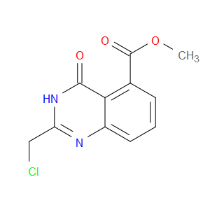 METHYL 2-(CHLOROMETHYL)-4-OXO-3,4-DIHYDROQUINAZOLINE-5-CARBOXYLATE - Click Image to Close