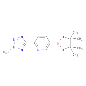 2-(2-METHYL-2H-TETRAZOL-5-YL)-5-(4,4,5,5-TETRAMETHYL-1,3,2-DIOXABOROLAN-2-YL)PYRIDINE