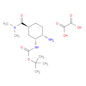 TERT-BUTYL ((1R,2S,5S)-2-AMINO-5-(DIMETHYLCARBAMOYL)CYCLOHEXYL)CARBAMATE OXALATE