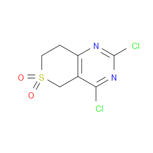 2,4-DICHLORO-7,8-DIHYDRO-5H-THIOPYRANO[4,3-D]PYRIMIDINE 6,6-DIOXIDE - Click Image to Close