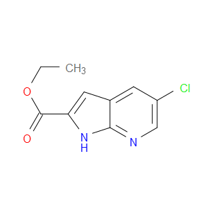 ETHYL 5-CHLORO-1H-PYRROLO[2,3-B]PYRIDINE-2-CARBOXYLATE