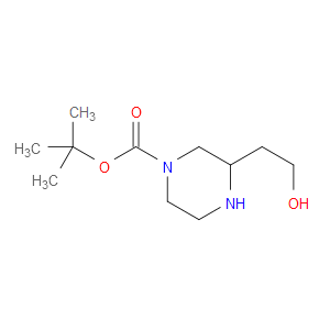 TERT-BUTYL 3-(2-HYDROXYETHYL)PIPERAZINE-1-CARBOXYLATE