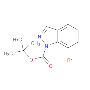 TERT-BUTYL 7-BROMO-1H-INDAZOLE-1-CARBOXYLATE