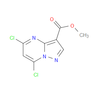 METHYL 5,7-DICHLOROPYRAZOLO[1,5-A]PYRIMIDINE-3-CARBOXYLATE - Click Image to Close