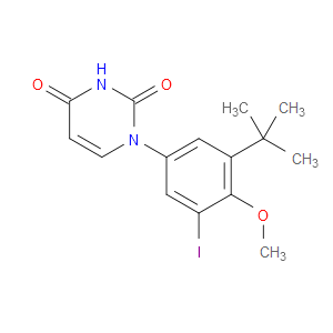 1-(3-TERT-BUTYL-5-IODO-4-METHOXYPHENYL)PYRIMIDINE-2,4(1H,3H)-DIONE
