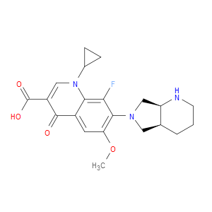8-FLUORO-6-METHOXYMOXIFLOXACIN