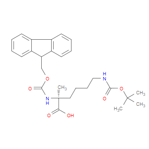(S)-2-((((9H-FLUOREN-9-YL)METHOXY)CARBONYL)AMINO)-6-((TERT-BUTOXYCARBONYL)AMINO)-2-METHYLHEXANOIC ACID - Click Image to Close