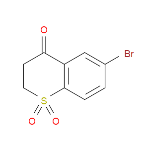 6-BROMO-2,3-DIHYDROTHIOCHROMEN-1,1-DIOXIDE-4-ONE - Click Image to Close