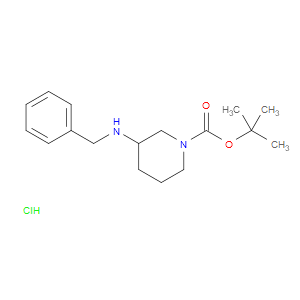 TERT-BUTYL 3-(BENZYLAMINO)PIPERIDINE-1-CARBOXYLATE HYDROCHLORIDE - Click Image to Close