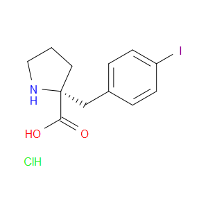 (R)-2-(4-IODOBENZYL)PYRROLIDINE-2-CARBOXYLIC ACID HYDROCHLORIDE