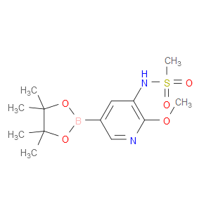 N-(2-METHOXY-5-(4,4,5,5-TETRAMETHYL-1,3,2-DIOXABOROLAN-2-YL)PYRIDIN-3-YL)METHANESULFONAMIDE