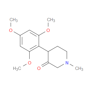 1-METHYL-4-(2,4,6-TRIMETHOXYPHENYL)PIPERIDIN-3-ONE