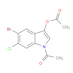 1-ACETYL-5-BROMO-6-CHLORO-1H-INDOL-3-YL ACETATE - Click Image to Close