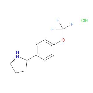 2-(4-(TRIFLUOROMETHOXY)PHENYL)PYRROLIDINE HYDROCHLORIDE