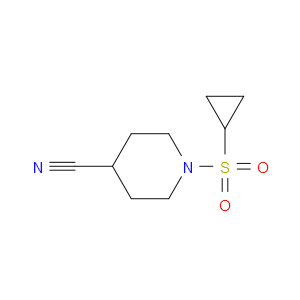 1-(CYCLOPROPYLSULFONYL)PIPERIDINE-4-CARBONITRILE - Click Image to Close