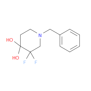 1-BENZYL-3,3-DIFLUOROPIPERIDINE-4,4-DIOL