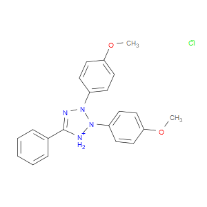 2,3-BIS(4-METHOXYPHENYL)-5-PHENYLTETRAZOLIUM CHLORIDE - Click Image to Close
