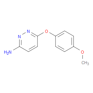 6-(4-METHOXYPHENOXY)PYRIDAZIN-3-AMINE