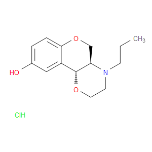 (4AR,10BR)-REL-4-PROPYL-2,3,4,4A,5,10B-HEXAHYDROCHROMENO[4,3-B][1,4]OXAZIN-9-OL HYDROCHLORIDE