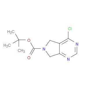 TERT-BUTYL 4-CHLORO-5H-PYRROLO[3,4-D]PYRIMIDINE-6(7H)-CARBOXYLATE - Click Image to Close