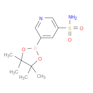5-(4,4,5,5-TETRAMETHYL-1,3,2-DIOXABOROLAN-2-YL)PYRIDINE-3-SULFONAMIDE