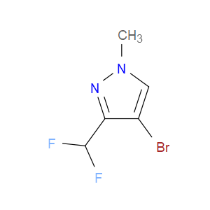 4-BROMO-3-(DIFLUOROMETHYL)-1-METHYL-1H-PYRAZOLE - Click Image to Close