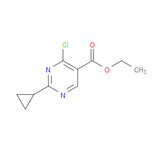 ETHYL 4-CHLORO-2-CYCLOPROPYLPYRIMIDINE-5-CARBOXYLATE