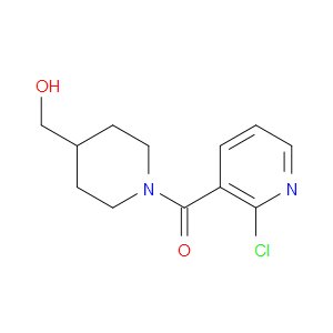 (2-CHLOROPYRIDIN-3-YL)(4-(HYDROXYMETHYL)PIPERIDIN-1-YL)METHANONE