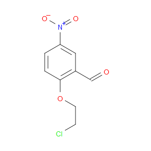 2-(2-CHLOROETHOXY)-5-NITROBENZALDEHYDE
