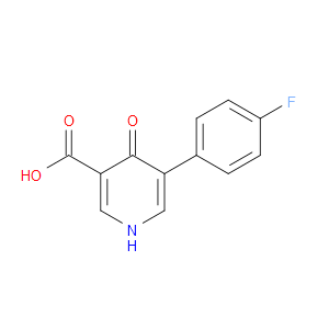 5-(4-FLUOROPHENYL)-4-OXO-1,4-DIHYDROPYRIDINE-3-CARBOXYLIC ACID - Click Image to Close