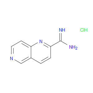 1,6-NAPHTHYRIDINE-2-CARBOXIMIDAMIDE HYDROCHLORIDE - Click Image to Close