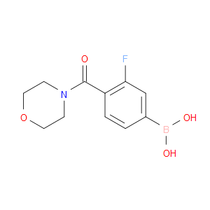 3-FLUORO-4-(4-MORPHOLINYLCARBONYL)BENZENEBORONIC ACID - Click Image to Close