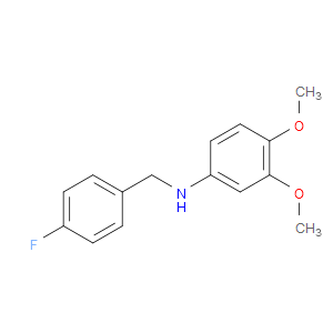 N-(4-FLUOROBENZYL)-3,4-DIMETHOXYANILINE - Click Image to Close