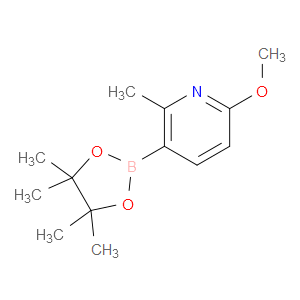 6-METHOXY-2-METHYL-3-(4,4,5,5-TETRAMETHYL-1,3,2-DIOXABOROLAN-2-YL)PYRIDINE - Click Image to Close