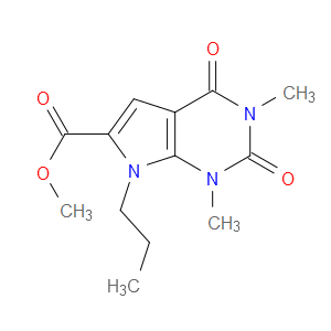 METHYL 1,3-DIMETHYL-2,4-DIOXO-7-PROPYL-2,3,4,7-TETRAHYDRO-1H-PYRROLO[2,3-D]PYRIMIDINE-6-CARBOXYLATE