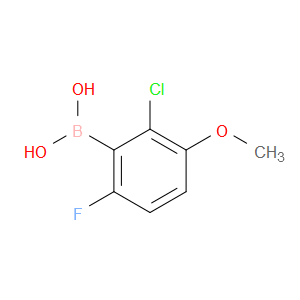 2-CHLORO-6-FLUORO-3-METHOXYPHENYLBORONIC ACID - Click Image to Close