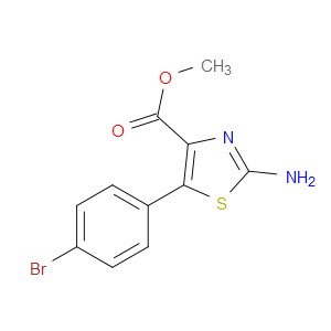 METHYL 2-AMINO-5-(4-BROMOPHENYL)THIAZOLE-4-CARBOXYLATE