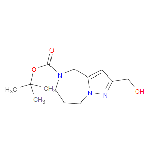 TERT-BUTYL 2-(HYDROXYMETHYL)-7,8-DIHYDRO-4H-PYRAZOLO[1,5-A][1,4]DIAZEPINE-5(6H)-CARBOXYLATE - Click Image to Close