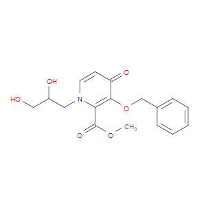 METHYL 3-(BENZYLOXY)-1-(2,3-DIHYDROXYPROPYL)-4-OXO-1,4-DIHYDROPYRIDINE-2-CARBOXYLATE