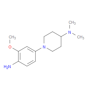 1-(4-AMINO-3-METHOXYPHENYL)-N,N-DIMETHYLPIPERIDIN-4-AMINE