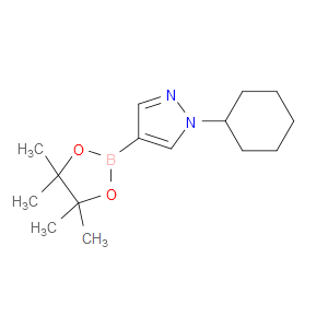 1-CYCLOHEXYL-4-(4,4,5,5-TETRAMETHYL-1,3,2-DIOXABOROLAN-2-YL)-1H-PYRAZOLE