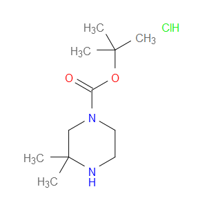 TERT-BUTYL 3,3-DIMETHYLPIPERAZINE-1-CARBOXYLATE HYDROCHLORIDE - Click Image to Close