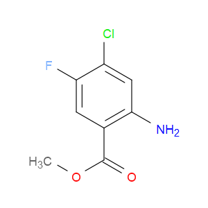 METHYL 2-AMINO-4-CHLORO-5-FLUOROBENZOATE