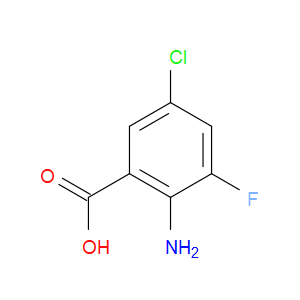 2-AMINO-5-CHLORO-3-FLUOROBENZOIC ACID