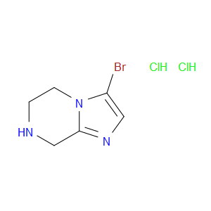 3-BROMO-5,6,7,8-TETRAHYDRO-IMIDAZO[1,2-A]PYRAZINE DIHYDROCHLORIDE
